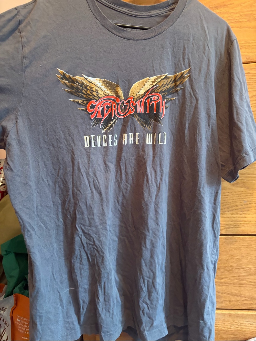 Aerosmith Men's Gray Graphic Tee